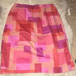 Multicolored pencil skirt!